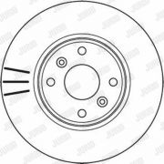 Слика 2 $на Кочионен диск JURID 562103JC