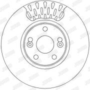 Слика 1 на кочионен диск JURID 562150JC