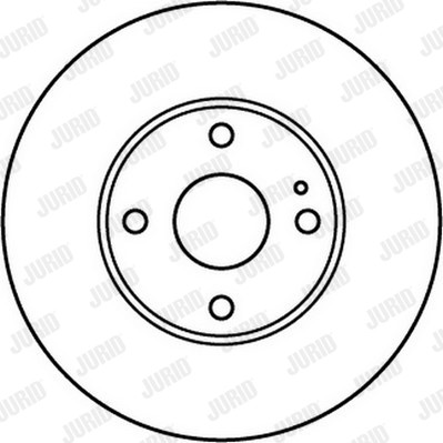 Слика на кочионен диск JURID 562197JC за Mazda MX-5 (NA) 1.6 - 115 коњи бензин