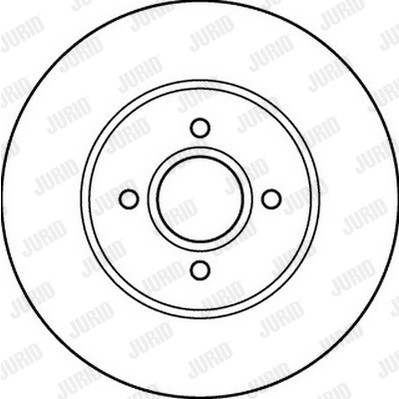 Слика на Кочионен диск JURID 562206JC