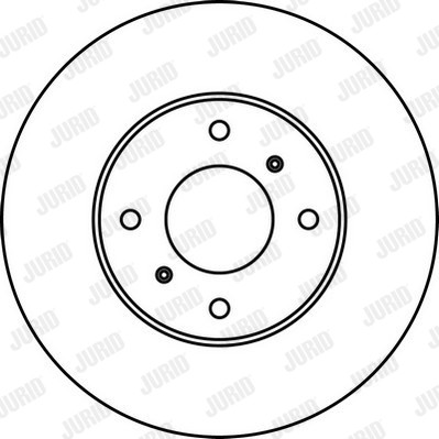 Слика на кочионен диск JURID 562232JC за Nissan 200SX (S13) 1.8 - 135 коњи бензин