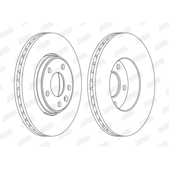 Слика на Кочионен диск JURID 562241JC-1