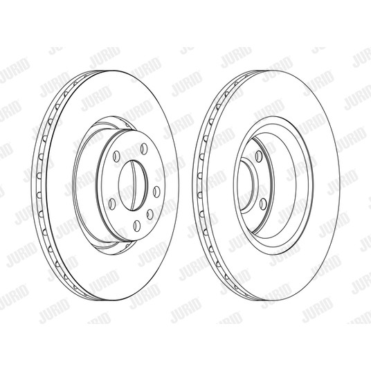 Слика на Кочионен диск JURID 562271JC-1