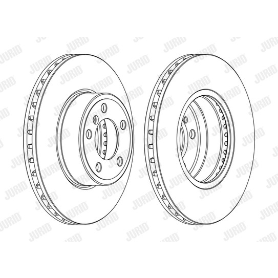 Слика на Кочионен диск JURID 562272JC-1