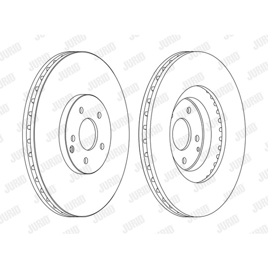 Слика на Кочионен диск JURID 562358JC-1