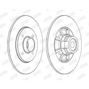 Слика 1 на кочионен диск JURID 562367JC-1