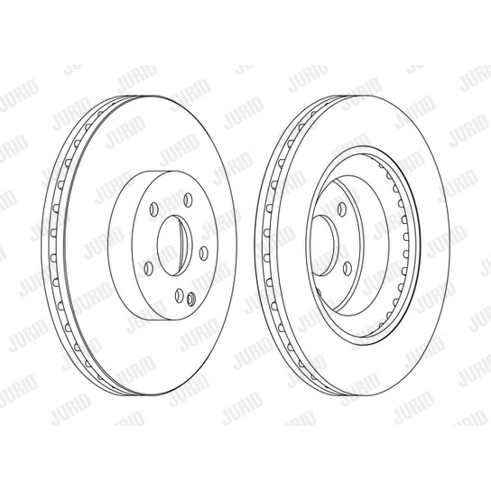 Слика на Кочионен диск JURID 562396JC-1