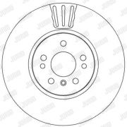 Слика 3 $на Кочионен диск JURID 562403JC
