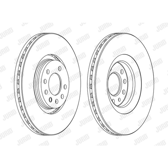 Слика на Кочионен диск JURID 562423J-1