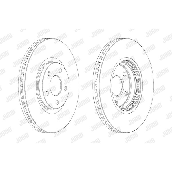 Слика на Кочионен диск JURID 562465JC