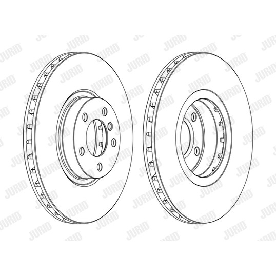 Слика на кочионен диск JURID 562520JC-1 за BMW X5 E70 xDrive 35 i - 320 коњи бензин