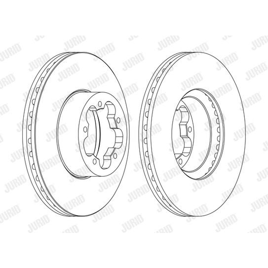 Слика на Кочионен диск JURID 562540JC-1