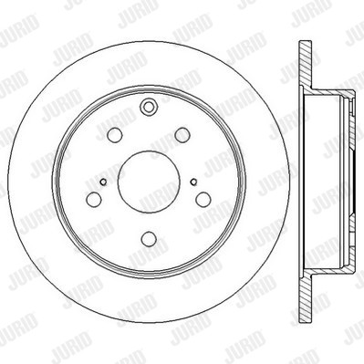 Слика на кочионен диск JURID 562601JC за Toyota RAV4 3.5 VVTi 4WD - 273 коњи бензин