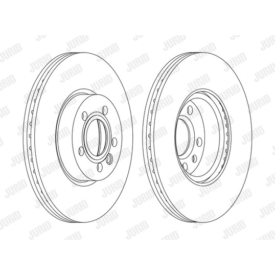 Слика на Кочионен диск JURID 562626JC-1