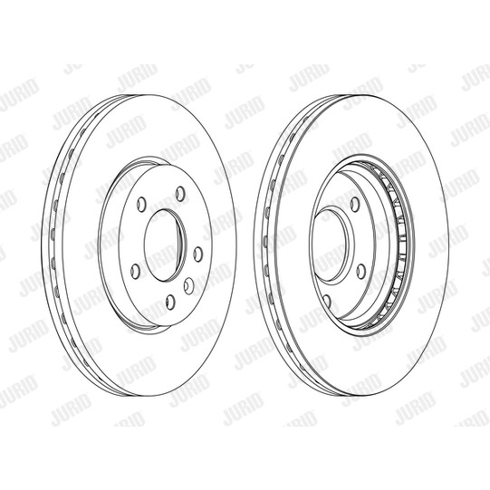 Слика на кочионен диск JURID 562631JC-1 за Opel Astra J 1.7 CDTI - 110 коњи дизел