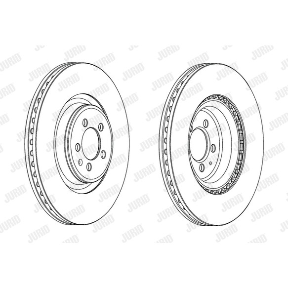 Слика на Кочионен диск JURID 562661JC-1