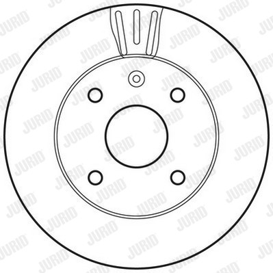 Слика на Кочионен диск JURID 562662JC