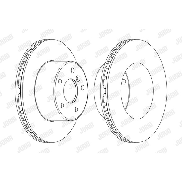 Слика на Кочионен диск JURID 562685JC-1