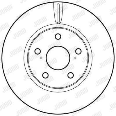 Слика на кочионен диск JURID 562689JC за Lexus IS C (GSE2) 250 - 208 коњи бензин