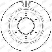 Слика 1 на кочионен диск JURID 562777JC