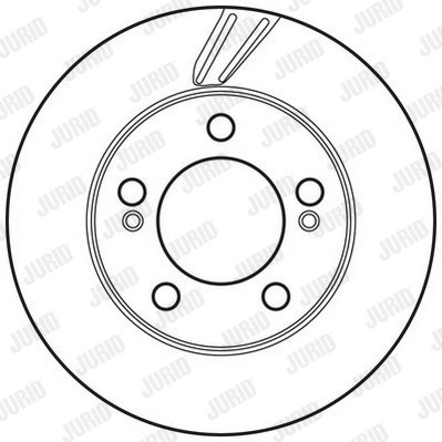 Слика на Кочионен диск JURID 562785JC