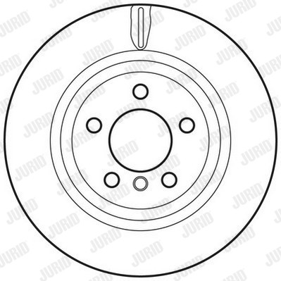 Слика на кочионен диск JURID 562793JC за BMW X3 F25 xDrive 30 d - 277 коњи дизел