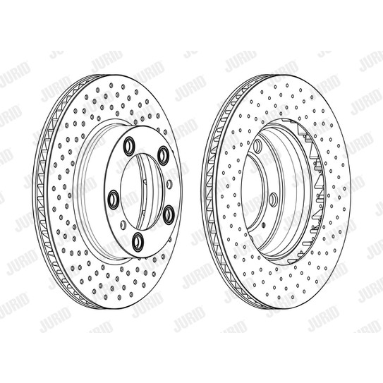 Слика на Кочионен диск JURID 562850JC-1