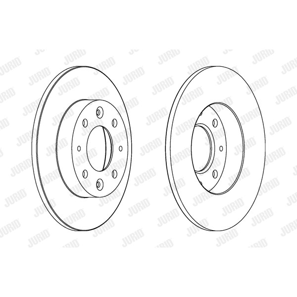 Слика на Кочионен диск JURID 562865JC