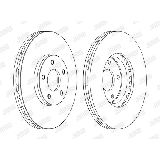 Слика на Кочионен диск JURID 562910JC-1