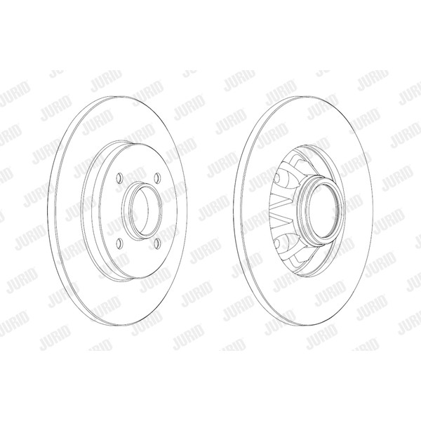 Слика на Кочионен диск JURID 562937JC-1