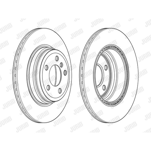 Слика на кочионен диск JURID 562980JC за BMW 3 Sedan F30 F35 F80 330 d - 258 коњи дизел