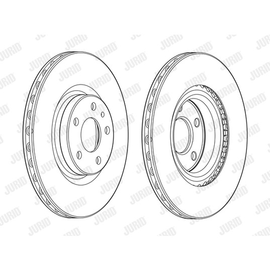 Слика на Кочионен диск JURID 562988JC