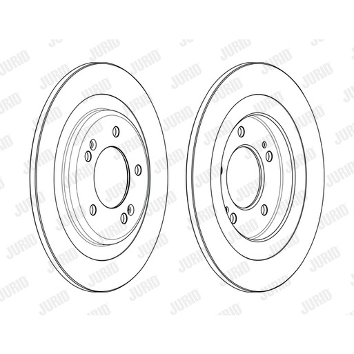 Слика на Кочионен диск JURID 563000JC