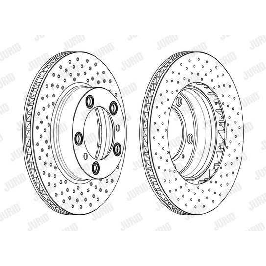 Слика на Кочионен диск JURID 563015JC-1