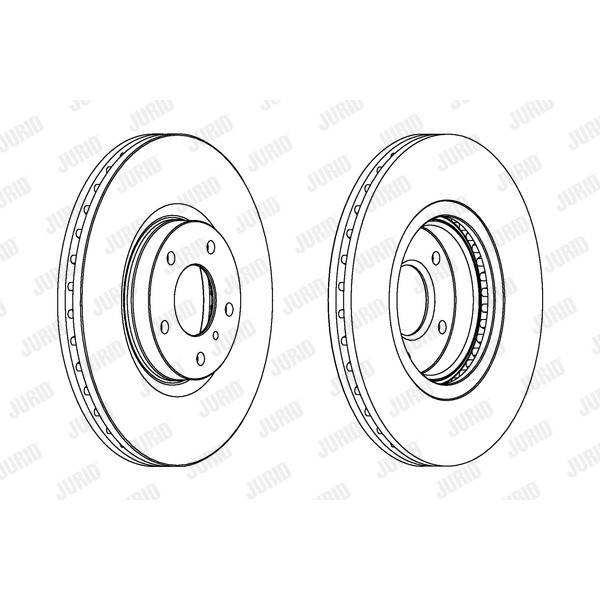 Слика на Кочионен диск JURID 563032JC-1