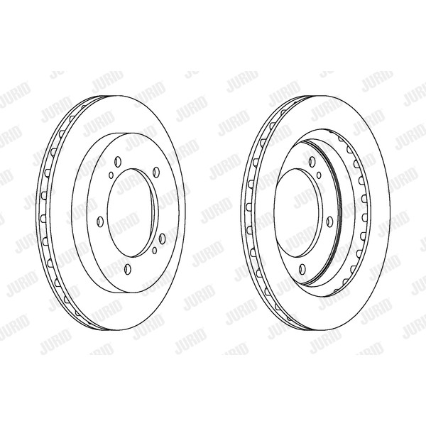 Слика на Кочионен диск JURID 563049JC