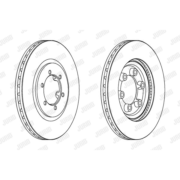 Слика на Кочионен диск JURID 563053JC