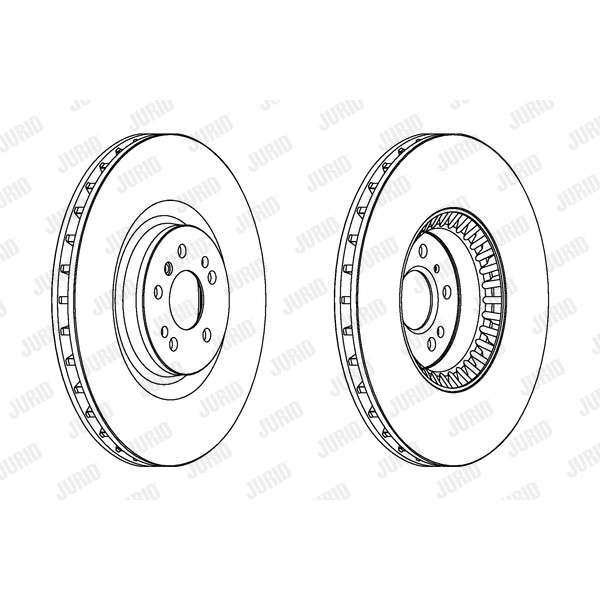 Слика на Кочионен диск JURID 563054JC-1