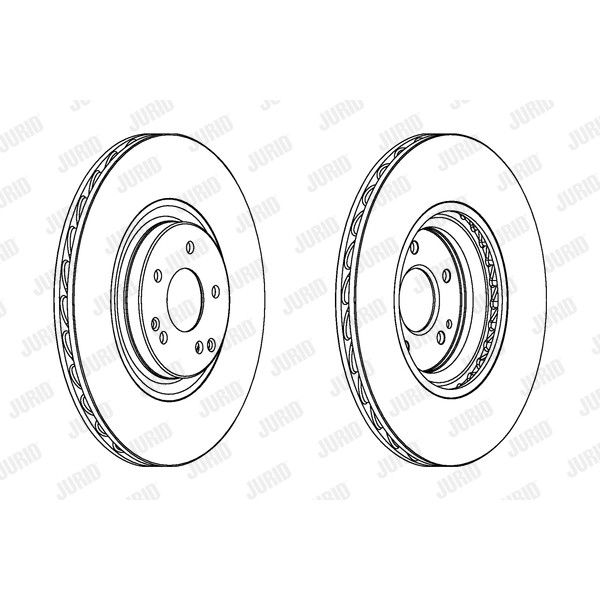 Слика на Кочионен диск JURID 563059JC-1