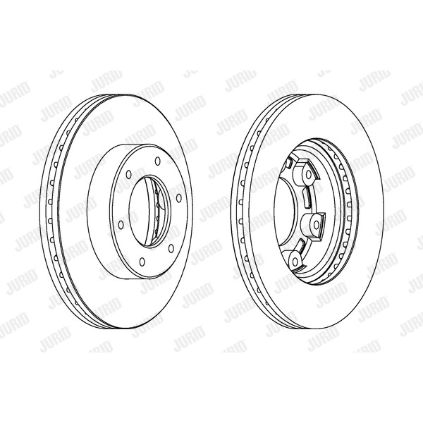 Слика на Кочионен диск JURID 563061J
