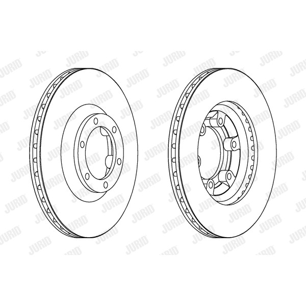 Слика на Кочионен диск JURID 563063JC