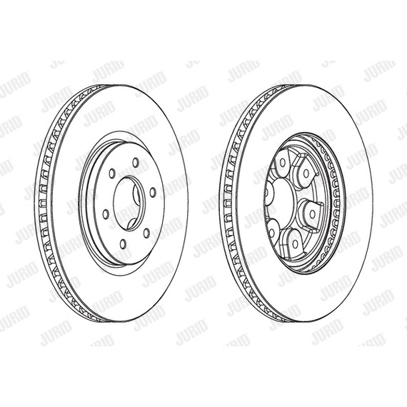 Слика на Кочионен диск JURID 563075JC