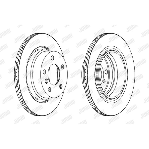 Слика на Кочионен диск JURID 563096JC