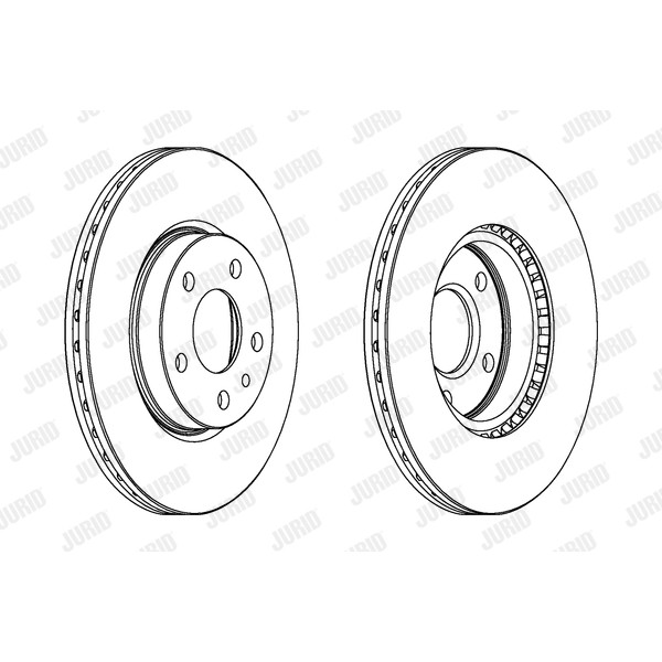 Слика на Кочионен диск JURID 563105JC