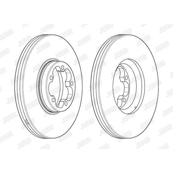 Слика на Кочионен диск JURID 563122J-1