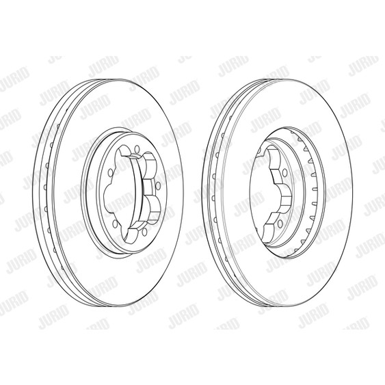 Слика на Кочионен диск JURID 563123J