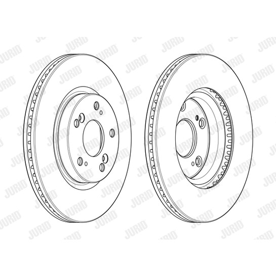 Слика на Кочионен диск JURID 563127JC