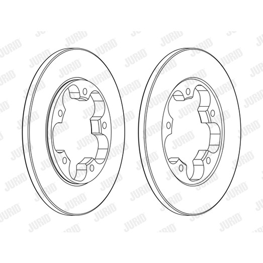 Слика на Кочионен диск JURID 563138JC