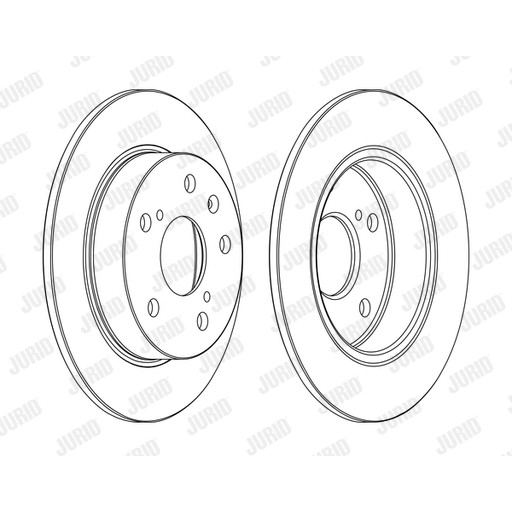Слика на Кочионен диск JURID 563141JC