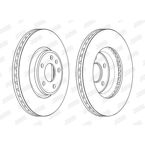 Слика на Кочионен диск JURID 563174JC-1
